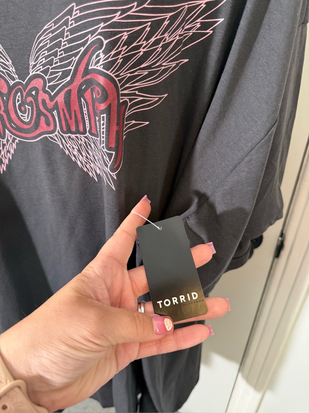 Women’s TORRID Aerosmith Graphic Oversized Fit Crew Cotton Tee Sz 3XL NWT - Picture 7 of 10